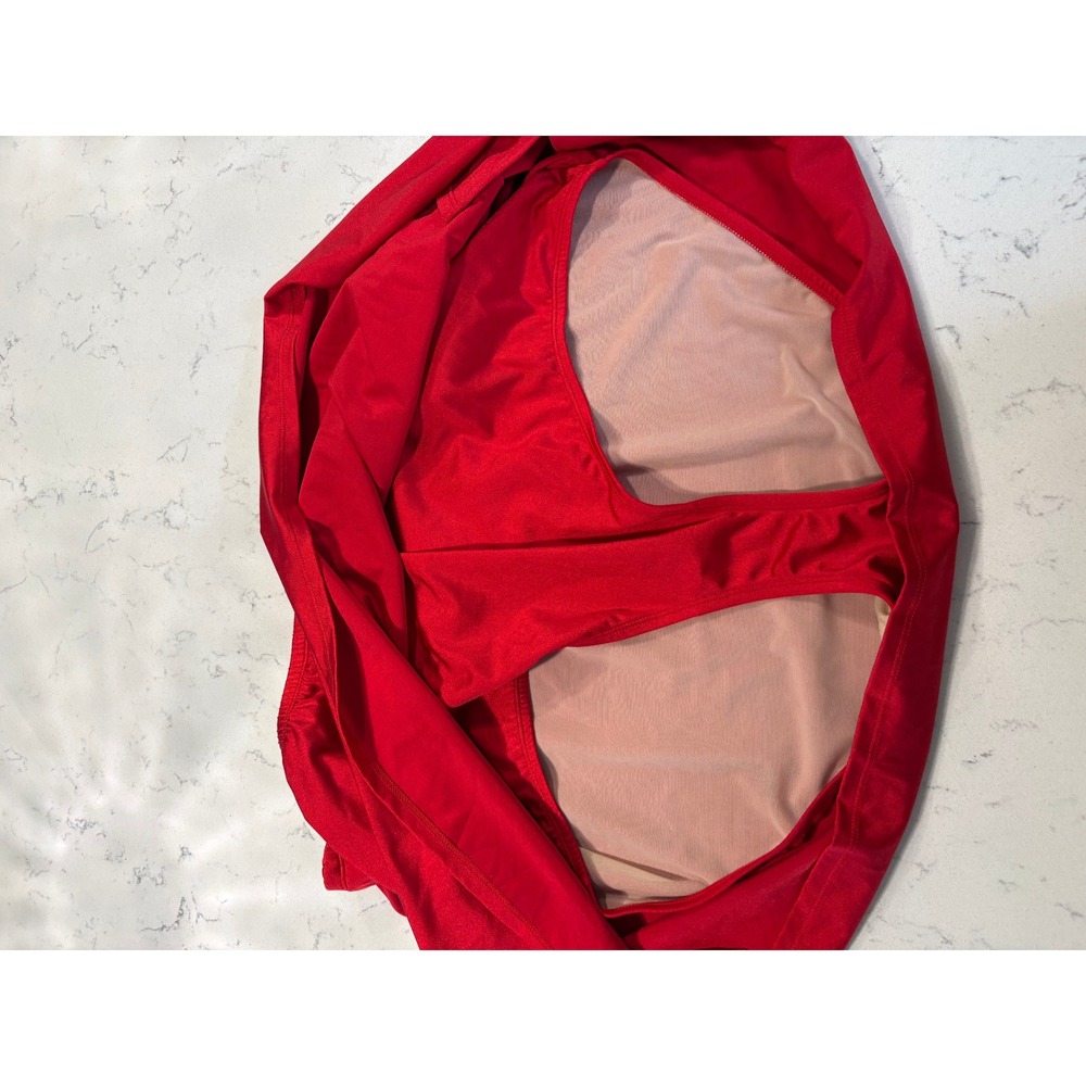 Swim by Cacique Red Swim Skirt/Skort with Attached Brief Plus Size 28 NWT - Picture 7 of 8